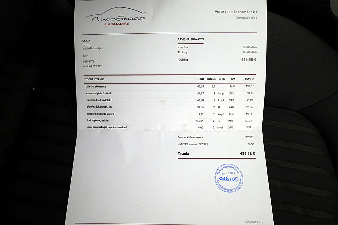 Audi A4 Comfortline ATM 1.8 118kW Tallina - foto 8