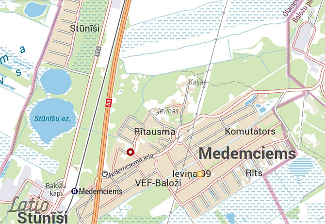 Pārdod taisnstūra formas zemesgabalu, saskaņā ar tehnisko projektu, uz kura atrodas Olaine - foto 3