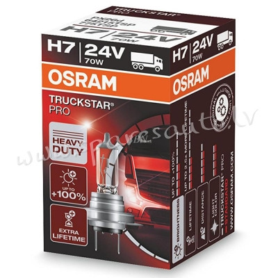 O24V70W H7 - H7 OSRAM 64215LTS, 24V, Osram H7+100% 1PC. - Spuldzite - UNSORTED HALOGĒNA SPULDZES Rīga - foto 1