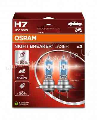 O64210NL-2HB - H7 OSRAM NIGHT BREAKER LASER 64210NL-2HB H7 PX26d 12V 55W +150% - Spuldzite Osram Kom Rīga