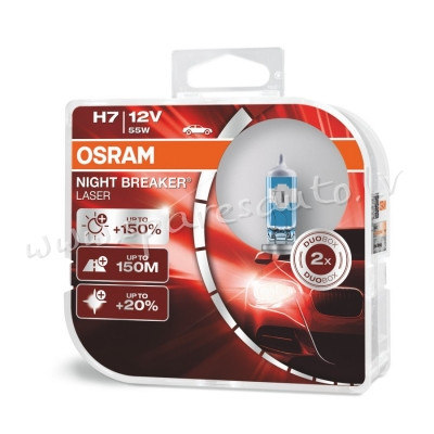 O64210NL-HCB - H7 OSRAM DUO BOX H7 OSRAM NIGHT BREAKER LASER - Spuldzite Osram Komplekts - UNSORTED  Rīga - foto 1