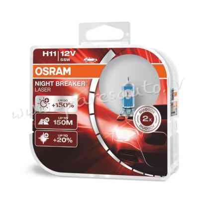 O64211NL-HCB - H11 OSRAM NIGHT BREAKER® LASER H11 Duo Box - Spuldzite Osram Komplekts - UNSORTED HAL Rīga