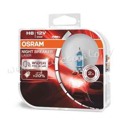 O64212NL-HCB - H8 OSRAM NIGHT BREAKER® LASER H8 Duo Box - Spuldzite Osram Komplekts - UNSORTED HALOG Rīga