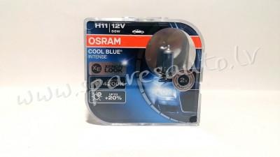 OCBI11-DUO - H11 OSRAM DUO BOX H11 OSRAM COOL BLUE Intense 12V 55W - Spuldzite Osram Komplekts - UNS Rīga - foto 1