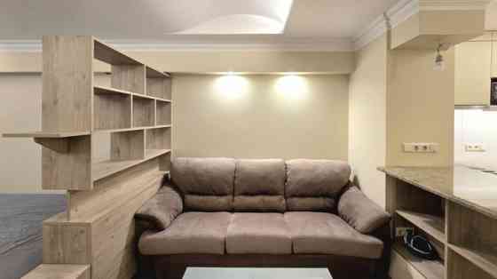 For rent a new, modern, fully furnished one-room studio apartment in a new project at Klijānu Street Rīga