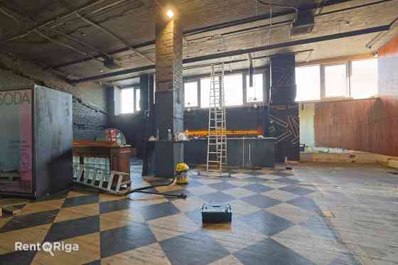 Premises suitable for a club or office with a terrace.  Previously, the Soda club was located in the Рига