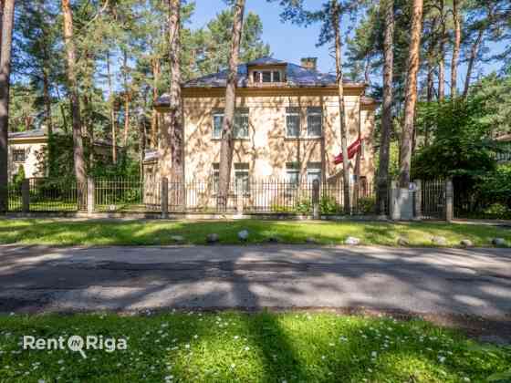 An elegant brick private house for rent in one of Rigas most sought-after neighborhoods  Mežaparks.  Rīga