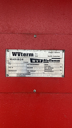 Pārdod lietotu, labā stāvoklī, ar labu resursu, cietā kurināmā apkures katlu WVterm Bioflamm... Cits - foto 8