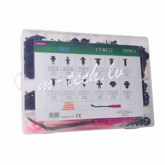 CT-RC12 - Car retainer clips - set 240 pcs. Rīga