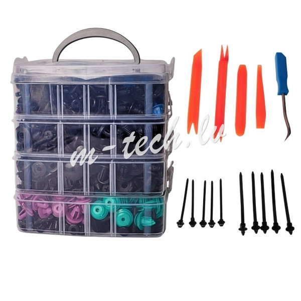 CT-RC13 - Car body retainer clips - set 1180 pcs. Rīga - foto 1