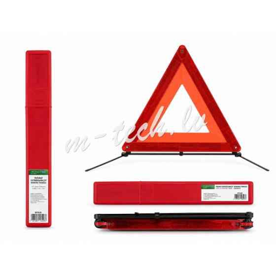 WTA20 - Warning triangle ROAD-TEQ 430mm 370g - E4 27R042757 Rīga