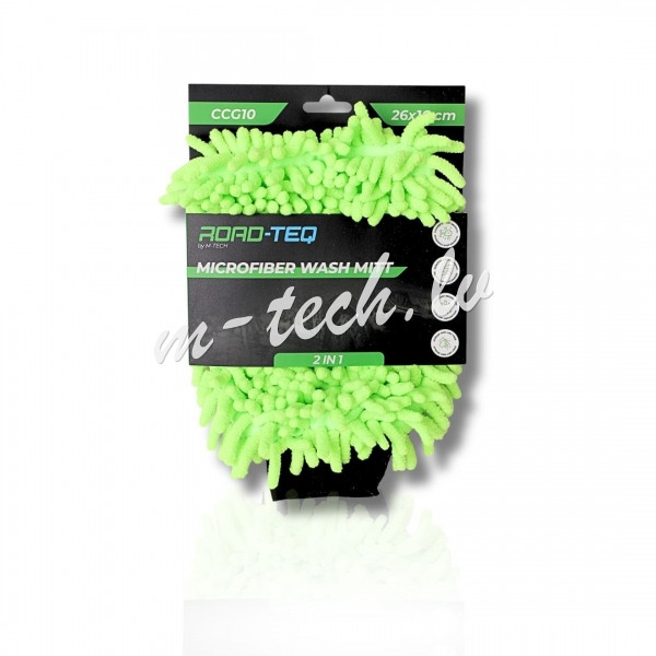 CCG10 - Microfiber wash mitt 2‑in‑1 for car. 1450 gsm. 26x16 cm Rīga - foto 1
