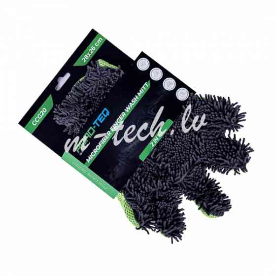 CCG20 - Microfiber detailing mitt with fingers 2‑in‑1. 700 gsm. 28x26 cm Rīga