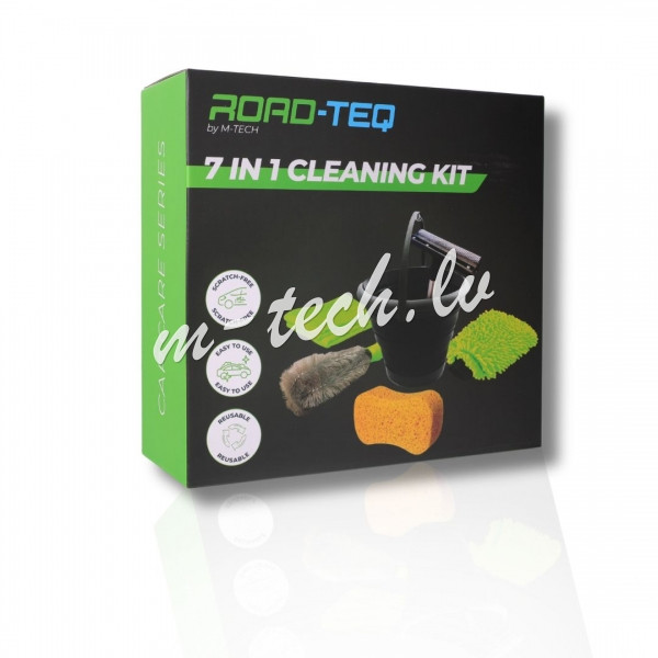 CCK10 - 7‑in‑1 car wash kit with bucket and brushes Rīga - foto 1