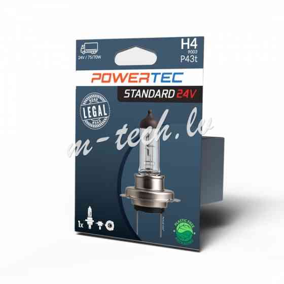 PTZ904-01B - Powertec H4 9003 HB2 24V 75/70W P43t Rīga