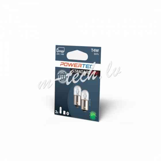 PTZ913-02B - Powertec T4W 4W 24V BA9s Rīga