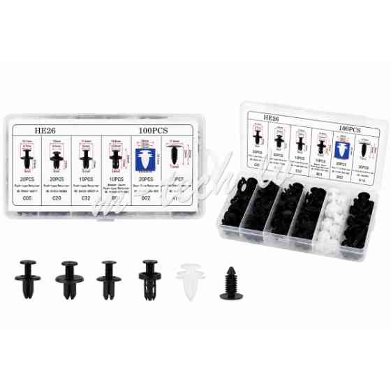 CT-RC10 - Car retainer clips - set 100pcs Rīga