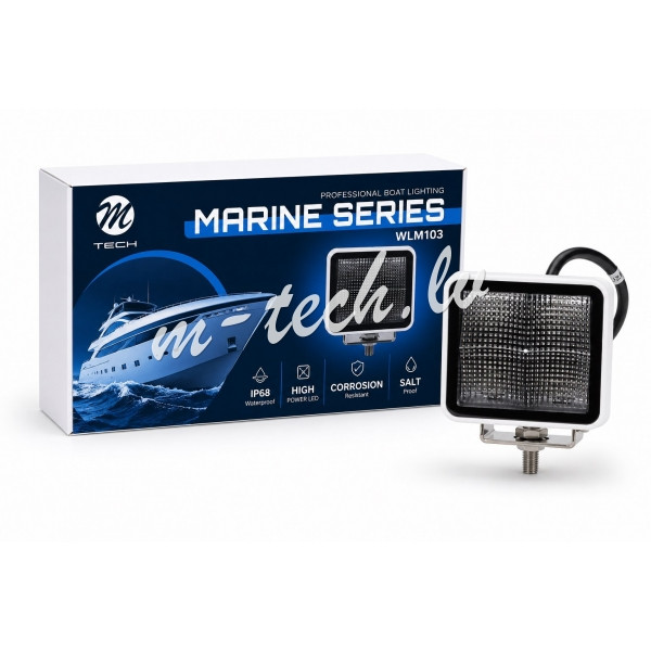 WLM103 - M-TECH Work Light Marine 40W 4x10W LED 3.19