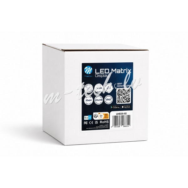 LMD35-02 - LED Matrix Display 20x64(102x348mm) SET Рига - изображение 1