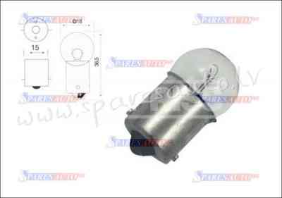 79780267 - 5W 10PC., 12V5W small w/metall cokol - Spuldzite - UNSORTED HALOGĒNA SPULDZES Rīga