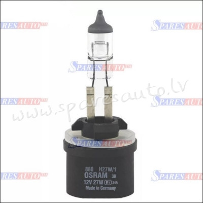 99ZS168A - H27W/1 12V,27W,PG13, OSRAM, 880 - Spuldzite - UNSORTED HALOGĒNA SPULDZES Rīga - foto 1
