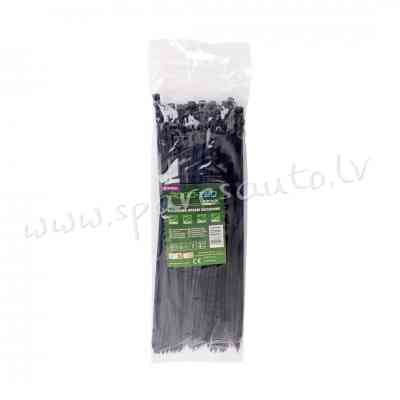 CTB-4X250 - ROAD-TEQ Nylon Cable Ties. size: 3.6x250mm. 100 pcs. black.  Savilcēji, kabeļu skavas -  Рига
