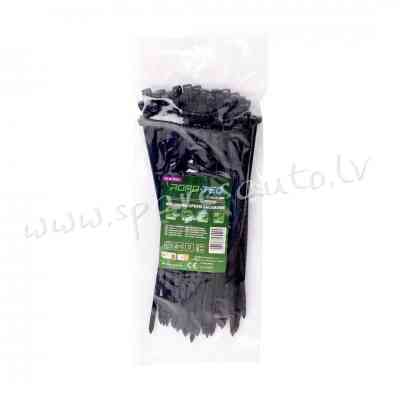 CTB-5X200 - ROAD-TEQ Nylon Cable Ties. size: 4.8x200mm. 100 pcs. black.  Savilcēji, kabeļu skavas -  Рига
