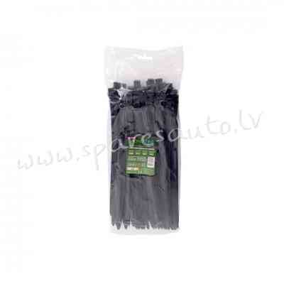 CTB-8X300 - Savilcēji, kabeļu skavas ROAD-TEQ Nylon Cable Ties. size: 7.6x300mm. 100 pcs. black. - K Рига