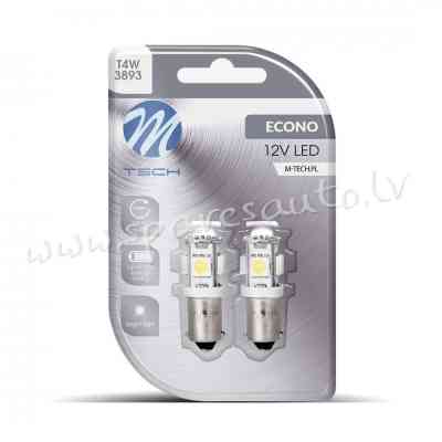 LB057W - BA9s Blister 2x LED L057W - BA9s 5xSMD5050 White - Gaismas Diožu - UNSORTED MAZAS LED SPULD Рига