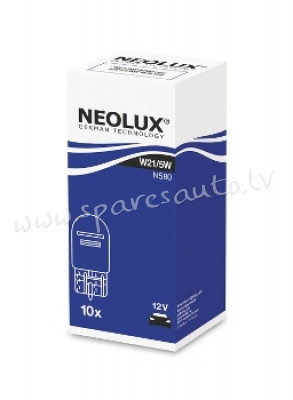 N580 - W21/5W NEOLUX W3x16q 12V 43241W W21/5W - Spuldzite - UNSORTED HALOGĒNA SPULDZES Rīga - foto 1