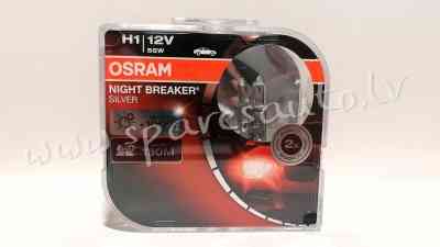 O64150NBS-HCB - H1 OSRAM DUO BOX H1 OSRAM NIGHT BREAKER, SILVER - Spuldzite Osram Komplekts - UNSORT Rīga