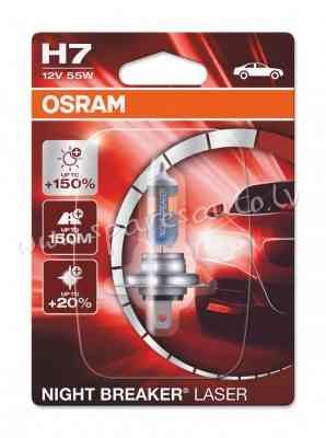 O64210NL - H7 OSRAM NIGHT BREAKER LASER H7 1PC. - Spuldzite - UNSORTED HALOGĒNA SPULDZES Rīga