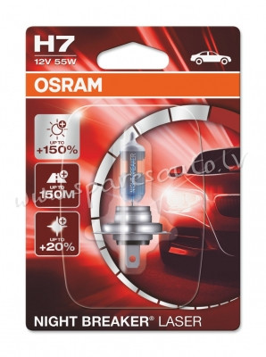 O64210NL - H7 OSRAM NIGHT BREAKER LASER H7 1PC. - Spuldzite - UNSORTED HALOGĒNA SPULDZES Rīga - foto 1
