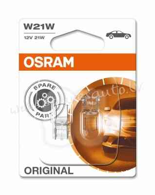 O7505-02B - W21W OSRAM Original W21W 12V 21W W3x16d 02B - Spuldzite - UNSORTED HALOGĒNA SPULDZES Rīga