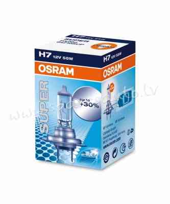 OSUP7 - H7 OSRAM SUPER 64210SUP PX26d 55W 12V - Spuldzite - UNSORTED HALOGĒNA SPULDZES Rīga