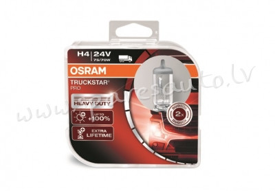 OTSP4-DUO - H4 OSRAM TRUCKSTAR H4 24V - Spuldzite Osram Komplekts - UNSORTED HALOGĒNA SPULDZES Рига - изображение 1