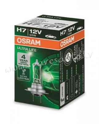 OULT7 - H7 OSRAM ULTRA LIFE 12V 55W 1pc. - Spuldzite - UNSORTED HALOGĒNA SPULDZES Rīga