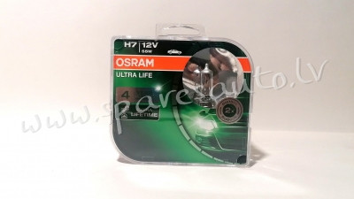 OULT7-DUO_PL - H7 OSRAM DUO BOX H7 Halogen OSRAM ULTRA LIFE 12V 55W 6421OULT-HCB - Spuldzite Osram K Рига - изображение 1