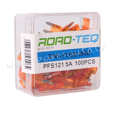 PFS121 - ZINC FUSE MINI. BOX PACKING 5A 100pcs/box - Drošinātāju Komplekts - UNSORTED AUTO PIEDERUMI Rīga - foto 1