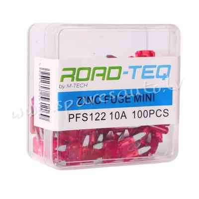 PFS122 - ZINC FUSE MINI. BOX PACKING 10A 100pcs/box - Drošinātāju Komplekts - UNSORTED AUTO PIEDERUM Rīga