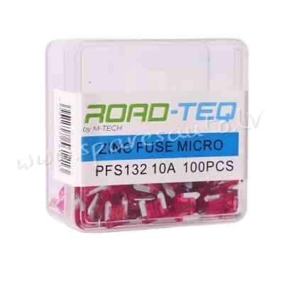 PFS132 - ZINC FUSE MICRO. BOX PACKING 10A 100pcs/box - Drošinātāju Komplekts - UNSORTED AUTO PIEDERU Rīga