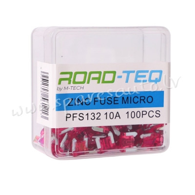 PFS132 - ZINC FUSE MICRO. BOX PACKING 10A 100pcs/box - Drošinātāju Komplekts - UNSORTED AUTO PIEDERU Rīga - foto 1