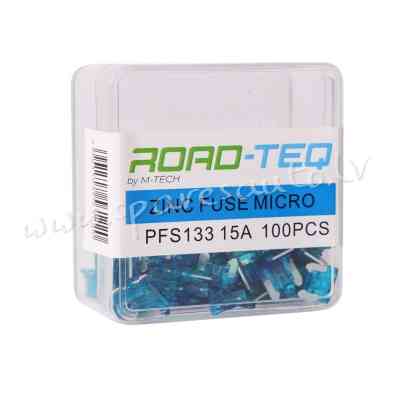 PFS133 - ZINC FUSE MICRO. BOX PACKING 15A 100pcs/box - Drošinātāju Komplekts - UNSORTED AUTO PIEDERU Rīga