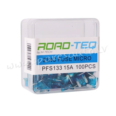 PFS133 - ZINC FUSE MICRO. BOX PACKING 15A 100pcs/box - Drošinātāju Komplekts - UNSORTED AUTO PIEDERU Rīga - foto 1