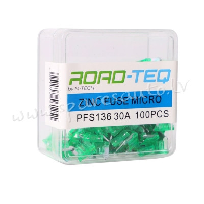 PFS136 - ZINC FUSE MICRO. BOX PACKING 30A 100pcs/box - Drošinātāju Komplekts - UNSORTED AUTO PIEDERU Rīga - foto 1
