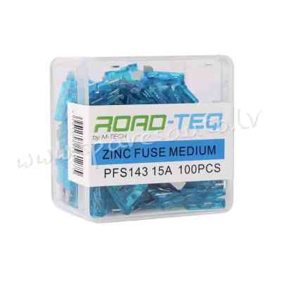 PFS143 - ZINC FUSE MEDIUM. BOX PACKING 15A 100pcs/box - Drošinātāju Komplekts - UNSORTED AUTO PIEDER Rīga