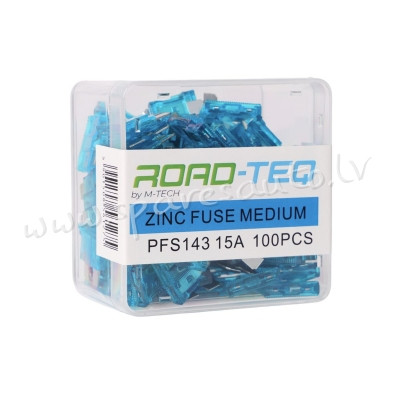PFS143 - ZINC FUSE MEDIUM. BOX PACKING 15A 100pcs/box - Drošinātāju Komplekts - UNSORTED AUTO PIEDER Rīga - foto 1