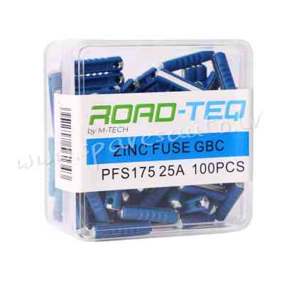 PFS175 - ZINC FUSE GBC. BOX PACKING 25A 100pcs/box - Drošinātāju Komplekts - UNSORTED AUTO PIEDERUMI Rīga