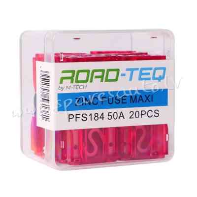 PFS184 - ZINC FUSE MAXI. BOX PACKING 50A 20pcs/box - Drošinātāju Komplekts - UNSORTED AUTO PIEDERUMI Rīga