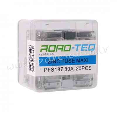 PFS187 - ZINC FUSE MAXI. BOX PACKING 80A 20pcs/box - Drošinātāju Komplekts - UNSORTED AUTO PIEDERUMI Rīga